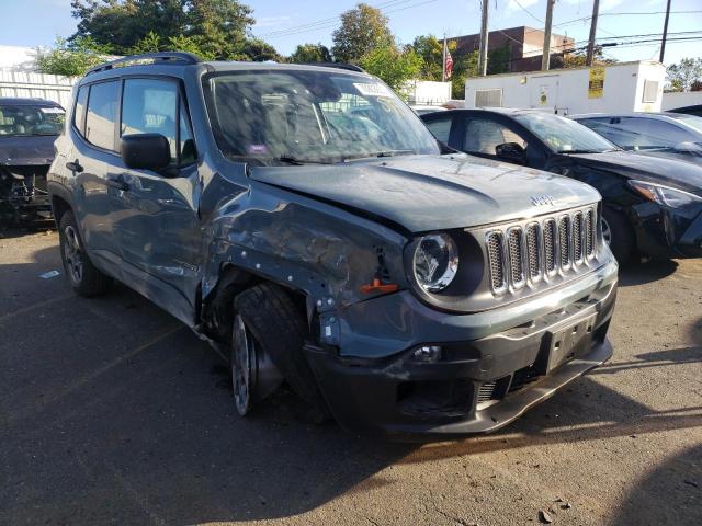 ZACCJBAH4JPH17653 - 2018 JEEP RENEGADE SPORT GRAY photo 4