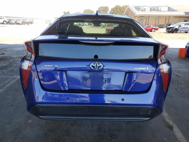 JTDKARFU3H3541641 - 2017 TOYOTA PRIUS BLUE photo 6