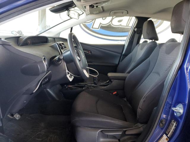 JTDKARFU3H3541641 - 2017 TOYOTA PRIUS BLUE photo 7