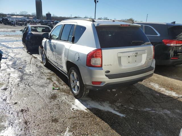 1C4NJDEB5DD261742 - 2013 JEEP COMPASS LATITUDE SILVER photo 2