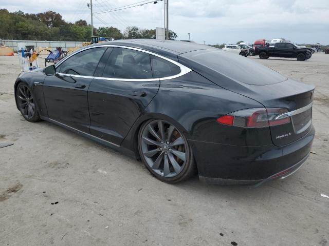 5YJSA1CP4DFP28013 - 2013 TESLA MODEL S Schwarz Foto 2