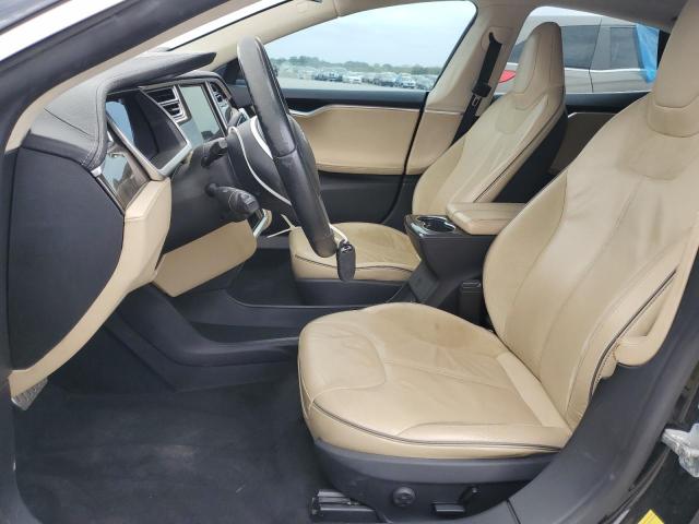 5YJSA1CP4DFP28013 - 2013 TESLA MODEL S Schwarz Foto 7