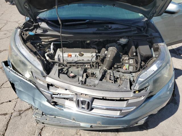 5J6RM4H74CL068285 - 2012 HONDA CR-V EXL TEAL photo 12