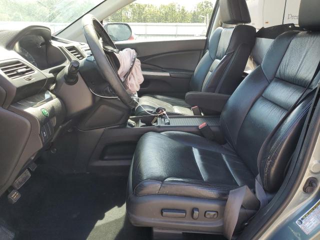 5J6RM4H74CL068285 - 2012 HONDA CR-V EXL TEAL photo 7