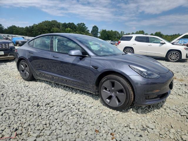 5YJ3E1EA5NF316430 - 2022 TESLA MODEL 3 SILVER photo 4
