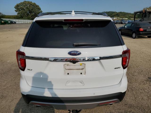 1FM5K8D88GGD03815 - 2016 FORD EXPLORER XLT WHITE photo 6