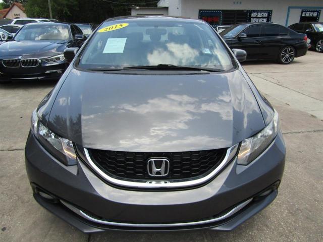 19XFB2F99FE0994XX - 2015 HONDA CIVIC EXL GRAY photo 2