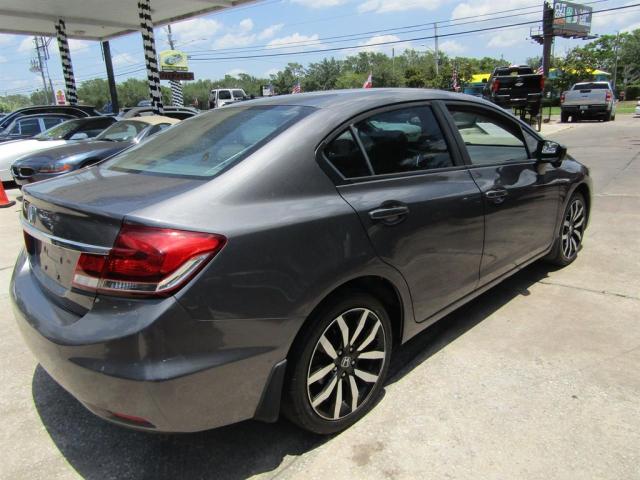 19XFB2F99FE0994XX - 2015 HONDA CIVIC EXL GRAY photo 4