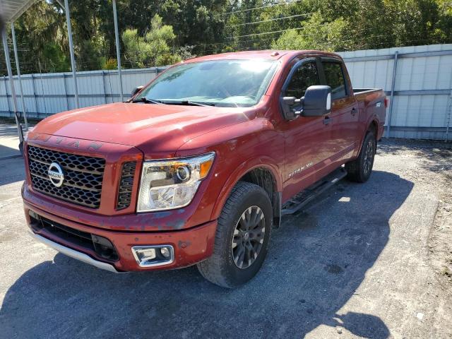 1N6AA1E58KN533518 - 2019 NISSAN TITAN SV BURGUNDY photo 1