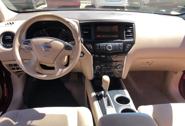 5N1AR2MN7EC728606 - 2014 NISSAN PATHFINDER S RED photo 9