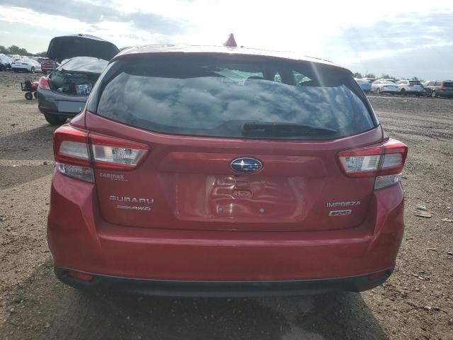 4S3GTAJ63K3733286 - 2019 SUBARU IMPREZA SPORT წითელი ფოტო 6
