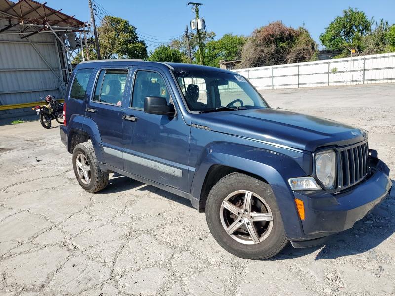 1J8GP28K08W188239 - 2008 JEEP LIBERTY SPORT BLUE photo 4
