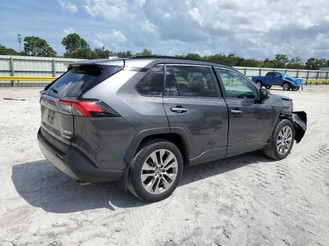 2T3Y1RFVXKW042035 - 2019 TOYOTA RAV4 LIMITED Szary zdjęcie 3