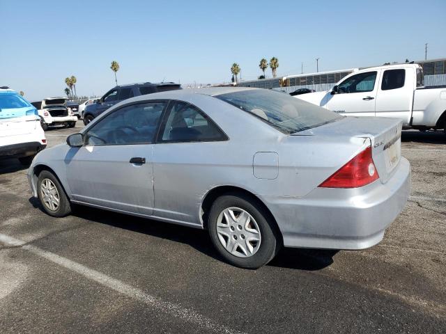 1HGEM22194L081131 - 2004 HONDA CIVIC DX VP SILVER photo 2