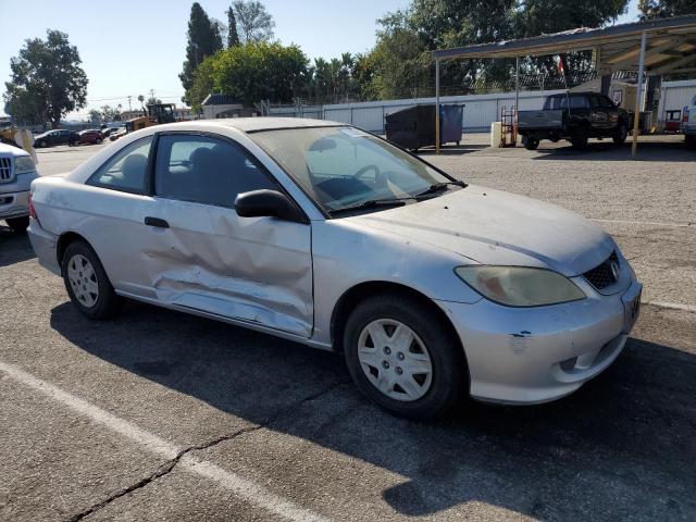1HGEM22194L081131 - 2004 HONDA CIVIC DX VP SILVER photo 4