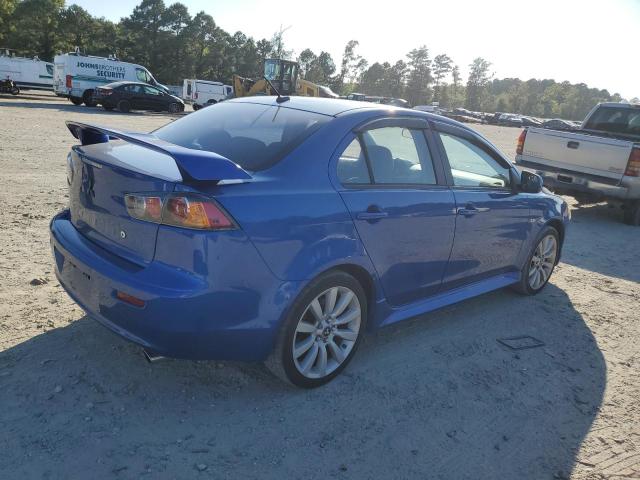 JA32U8FWXAU022510 - 2010 MITSUBISHI LANCER GTS BLUE photo 3