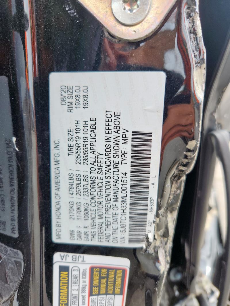 5J8TC1H33ML001514 - 2021 ACURA RDX Qara foto 12