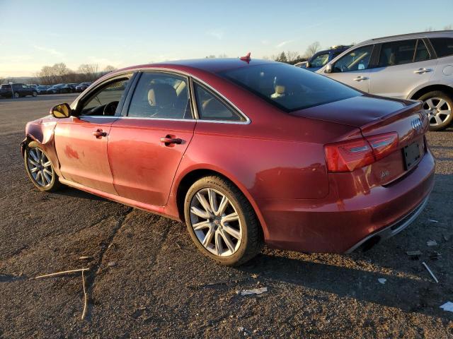 WAUHGBFC2EN058033 - 2014 AUDI A6 PRESTIGE მუქწითელი ფოტო 2