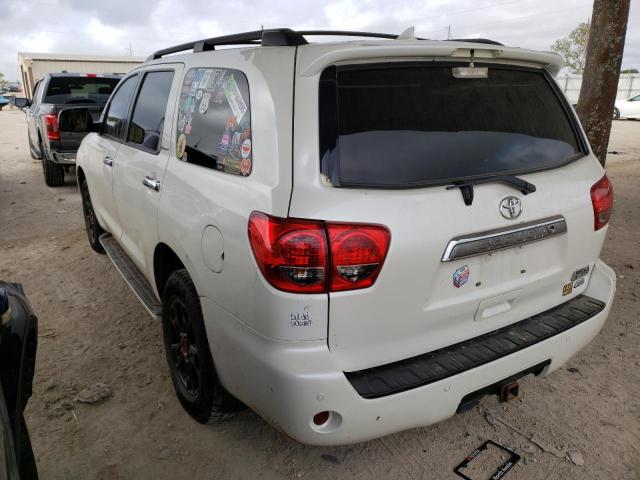 5TDDW5G13ES109665 - 2014 TOYOTA SEQUOIA PLATINUM WHITE photo 2