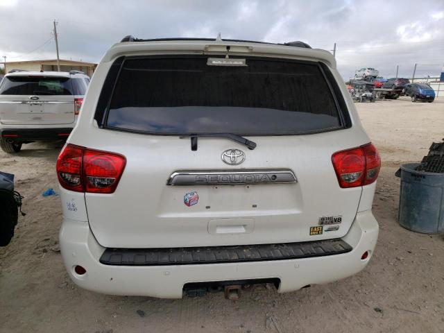 5TDDW5G13ES109665 - 2014 TOYOTA SEQUOIA PLATINUM WHITE photo 6