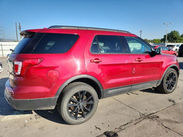1FM5K8D83HGD03173 - 2017 FORD EXPLORER XLT RED photo 3