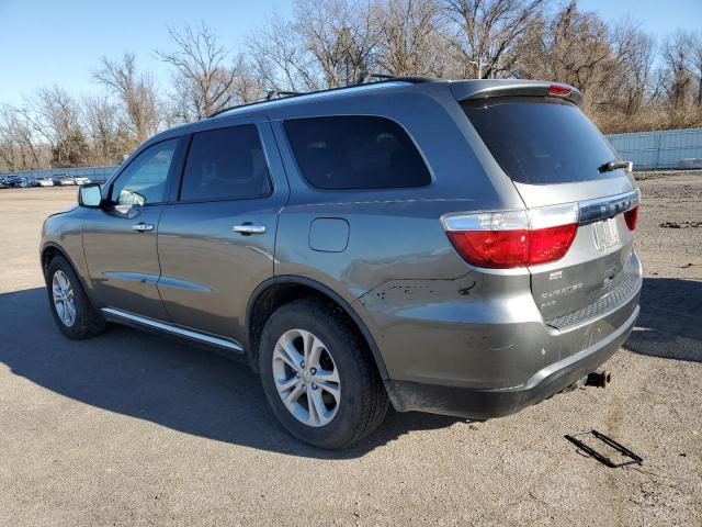 1D4RE4GG7BC693009 - 2011 DODGE DURANGO CREW GRAY photo 2