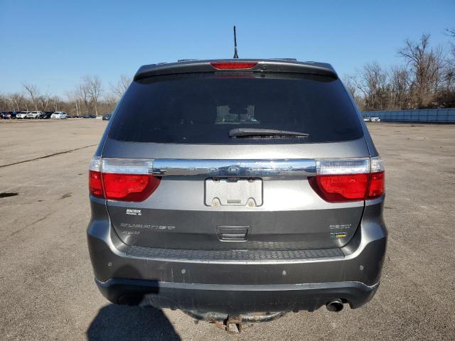 1D4RE4GG7BC693009 - 2011 DODGE DURANGO CREW GRAY photo 6