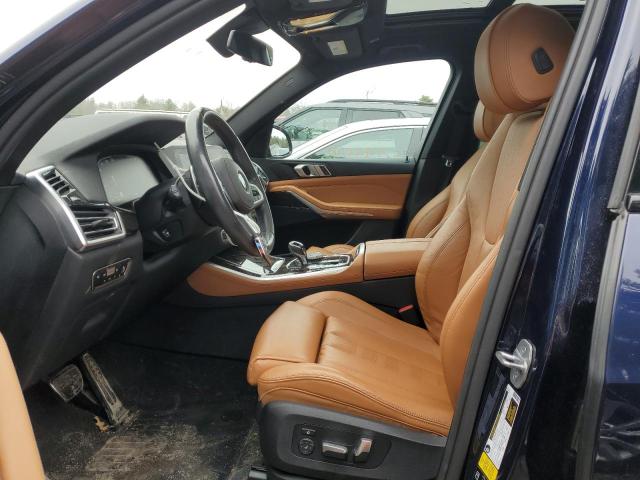 5UXCR6C51KLL26595 - 2019 BMW X5 XDRIVE40I Bleu photo 7