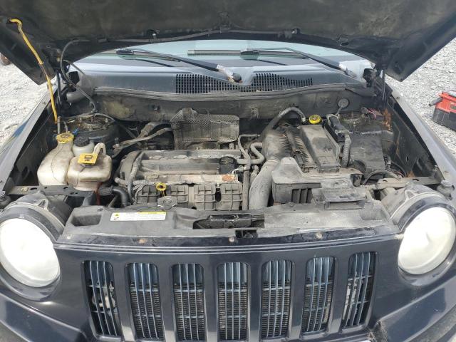 1J8FF57W08D542096 - 2008 JEEP COMPASS LIMITED შავი ფოტო 12