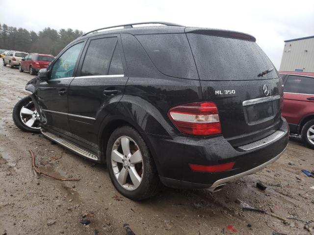 4JGBB8GB8BA653905 - 2011 MERCEDES-BENZ ML 350 4MA BLACK photo 2