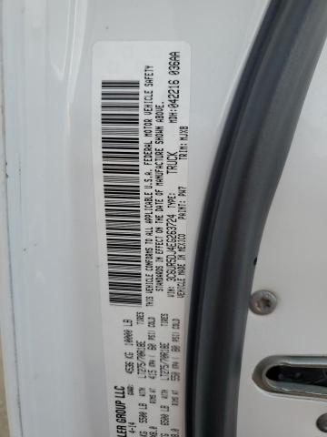 3C6UR5DJ4EG263724 - 2014 RAM 2500 SLT Սպիտակ լուսանկար 12