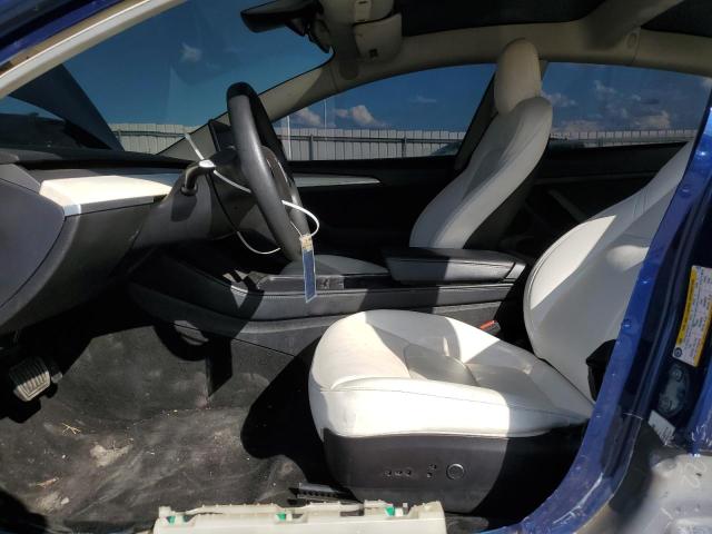 5YJ3E1EB5NF101610 - 2022 TESLA MODEL 3 Синій фото 7