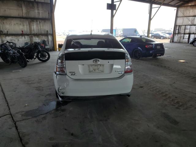 JTDKB20U797851458 - 2009 TOYOTA PRIUS WHITE photo 6