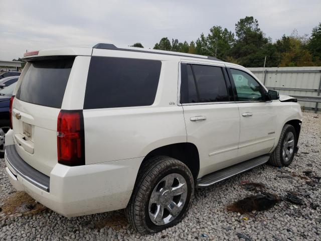 1GNSCCKC1FR626905 - 2015 CHEVROLET TAHOE C1500 LTZ WHITE photo 3