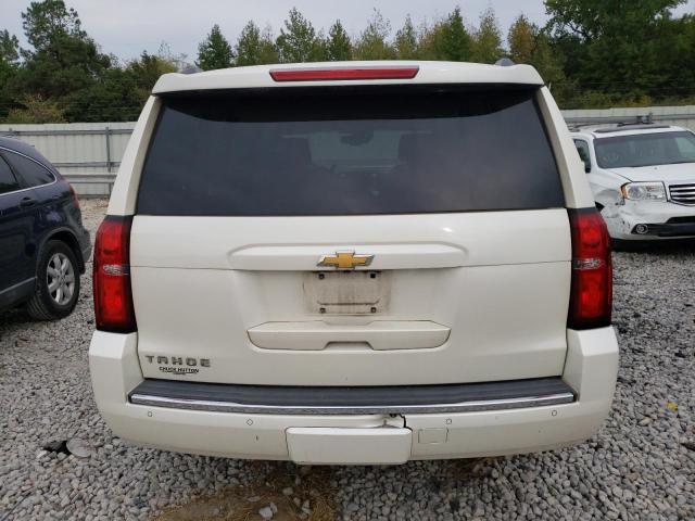 1GNSCCKC1FR626905 - 2015 CHEVROLET TAHOE C1500 LTZ WHITE photo 6