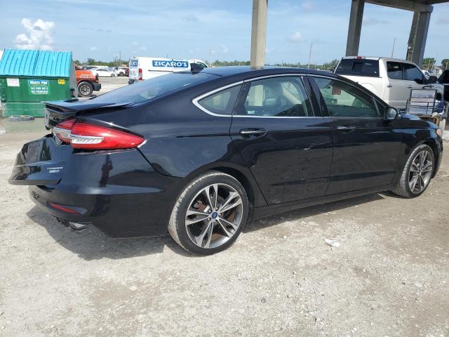 3FA6P0D92KR225897 - 2019 FORD FUSION TITANIUM 黑色 照片 3