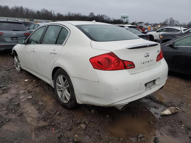 JN1CV6AR7BM401347 - 2011 INFINITI G37 WHITE photo 2