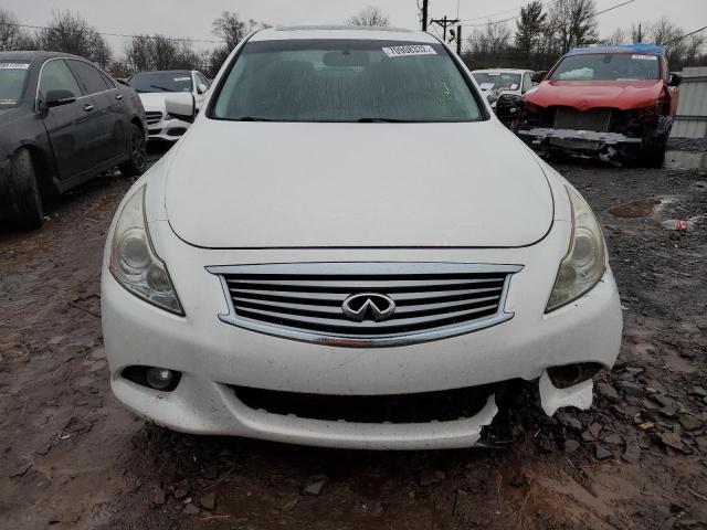 JN1CV6AR7BM401347 - 2011 INFINITI G37 WHITE photo 5