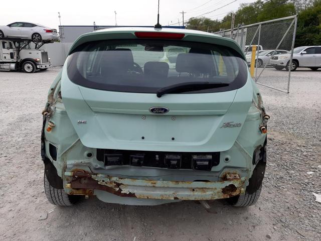 3FADP4EJ0HM105030 - 2017 FORD FIESTA SE TEAL photo 6