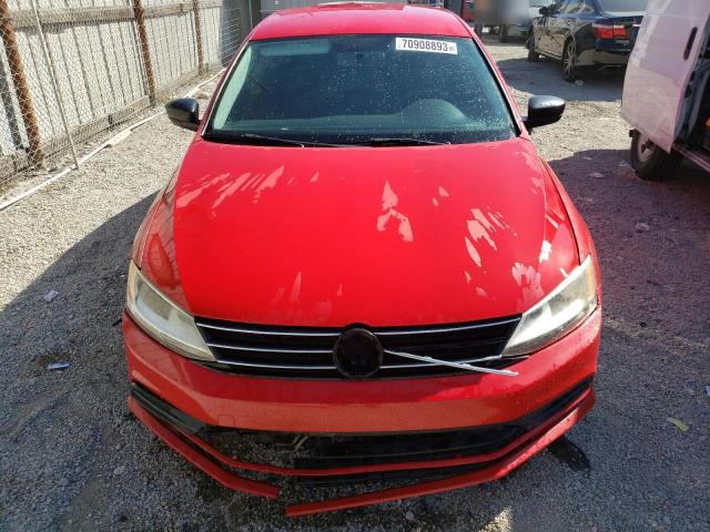 3VW2K7AJ5FM273571 - 2015 VOLKSWAGEN JETTA BASE 红色 照片 5