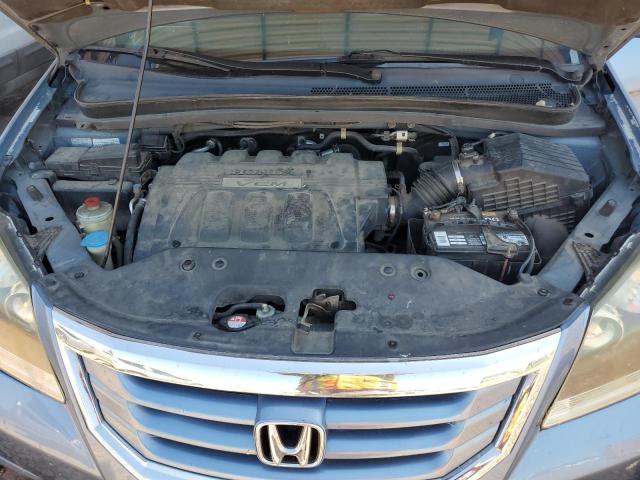 5FNRL3H92AB005903 - 2010 HONDA ODYSSEY TOURING BLUE photo 11