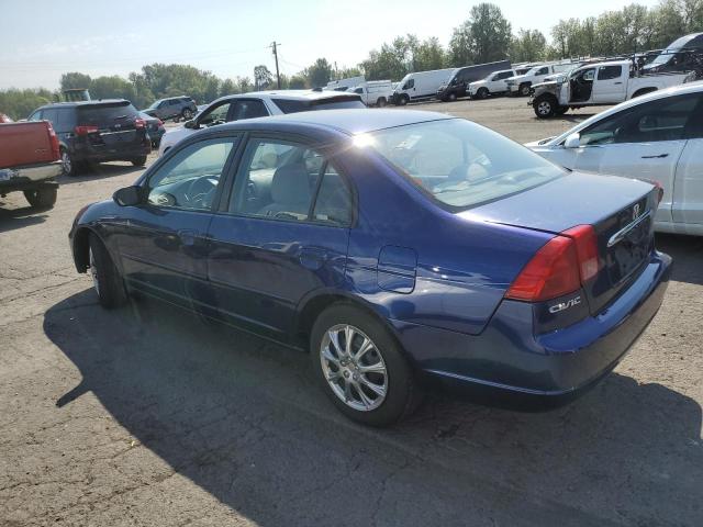 JHMES26732S001293 - 2002 HONDA CIVIC EX 蓝色 照片 2