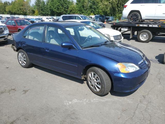 JHMES26732S001293 - 2002 HONDA CIVIC EX 蓝色 照片 4