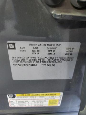 1G1ZH57B39F134458 - 2009 CHEVROLET MALIBU 1LT CHARCOAL photo 13