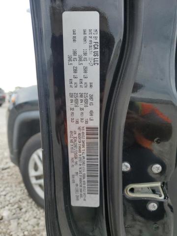 3C4NJDAB7JT230584 - 2018 JEEP COMPASS SPORT შავი ფოტო 12