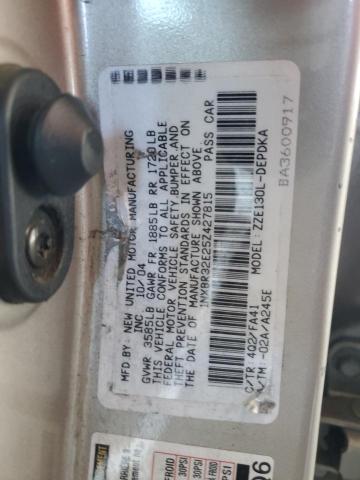 1NXBR32E25Z427815 - 2005 TOYOTA COROLLA CE 金色 照片 12