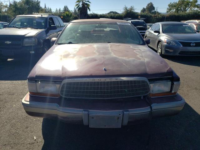 1G4BN5376NR424278 - 1992 BUICK ROADMASTER BURGUNDY photo 5