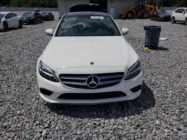 55SWF8DB9KU293807 - 2019 MERCEDES-BENZ C 300 WHITE photo 5