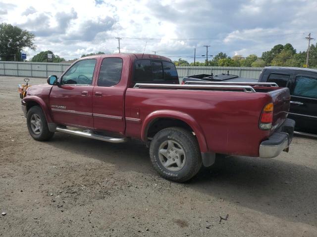 5TBBT481XYS023131 - 2000 TOYOTA TUNDRA ACCESS CAB LIMITED RED photo 2