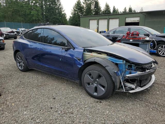 5YJ3E1EA5PF504349 - 2023 TESLA MODEL 3 ლურჯი ფოტო 4